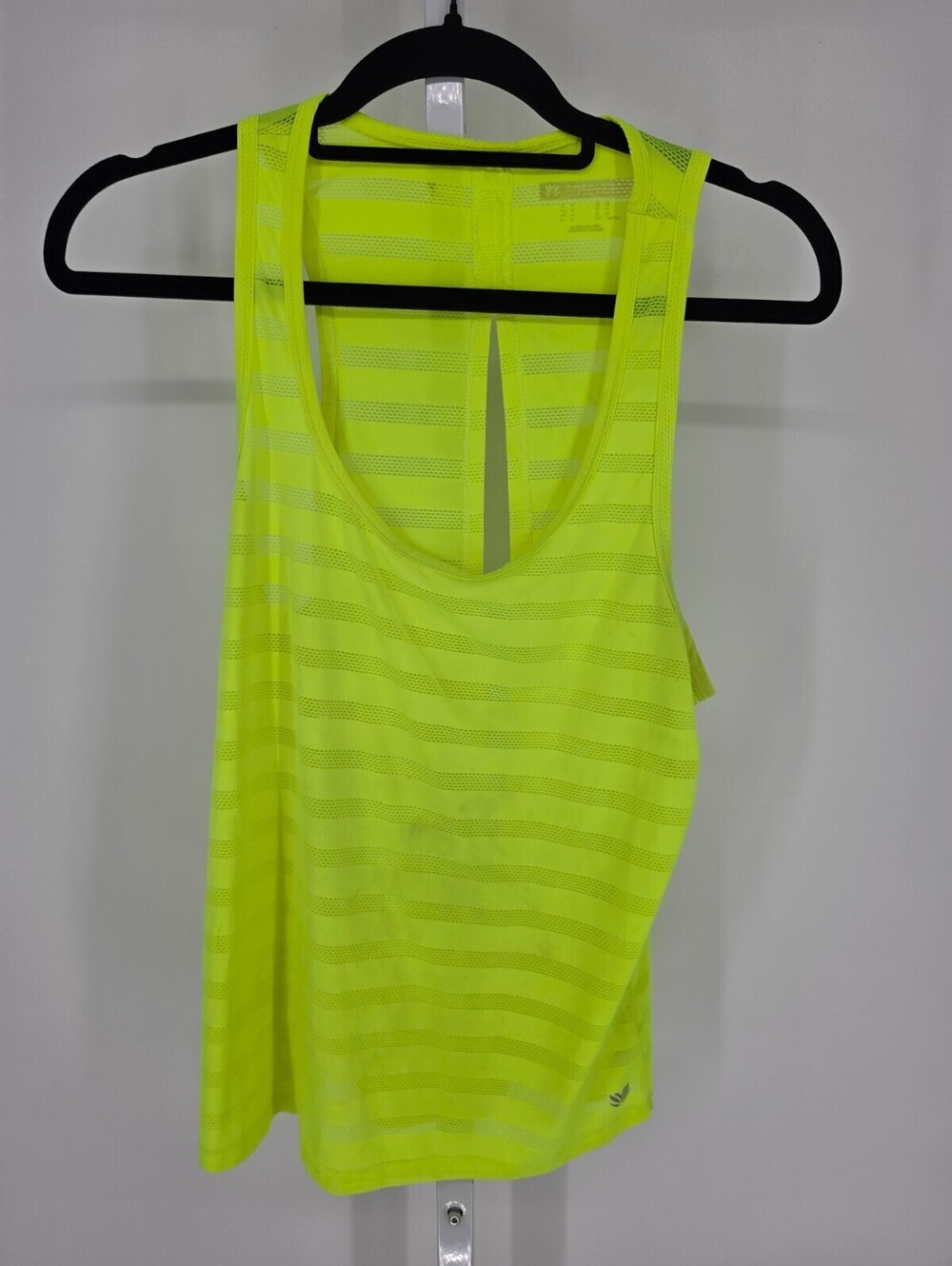 Forever 21 Active Womens Sz M Bright Neon Yellow Performance Tank Top